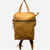 Free People Break of Dawn Backpack 100% Leather Cognac Tan Tooled Sun NWT